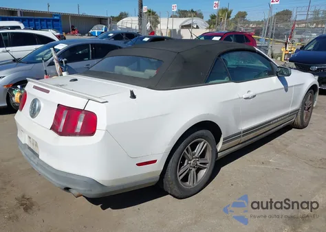 2010 Ford Mustang V6/V6 Premium из США, поврежденный, VIN 1ZVBP8ENXA5110532